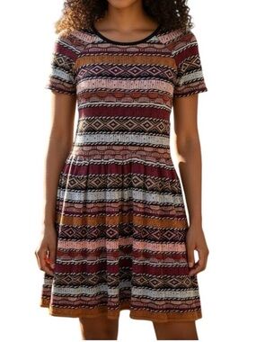 Anthropologie Cecelia Prado light Weave  Luiza Knit Dress Sz S